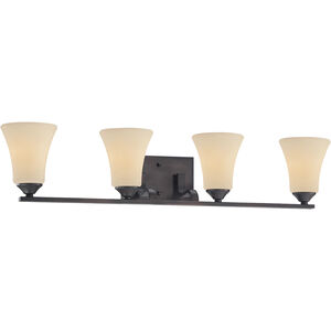 Treme 4 Light 32 inch Espresso Vanity Light Wall Light