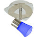 Mul-T-Lite 1 Light 6.75 inch Satin Chrome Flush Mount Ceiling Light