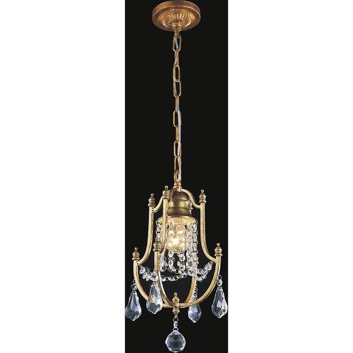 Electra 1 Light 8 inch Oxidized Bronze Up Mini Pendant Ceiling Light