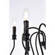 Flynx 9 Light 31 inch Black Pendant Ceiling Light
