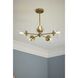 Atwell 5 Light 28 inch Brushed Bronze Chandelier Ceiling Light