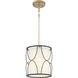 Landree 1 Light 10 inch Matte Black Mini-Pendant Ceiling Light