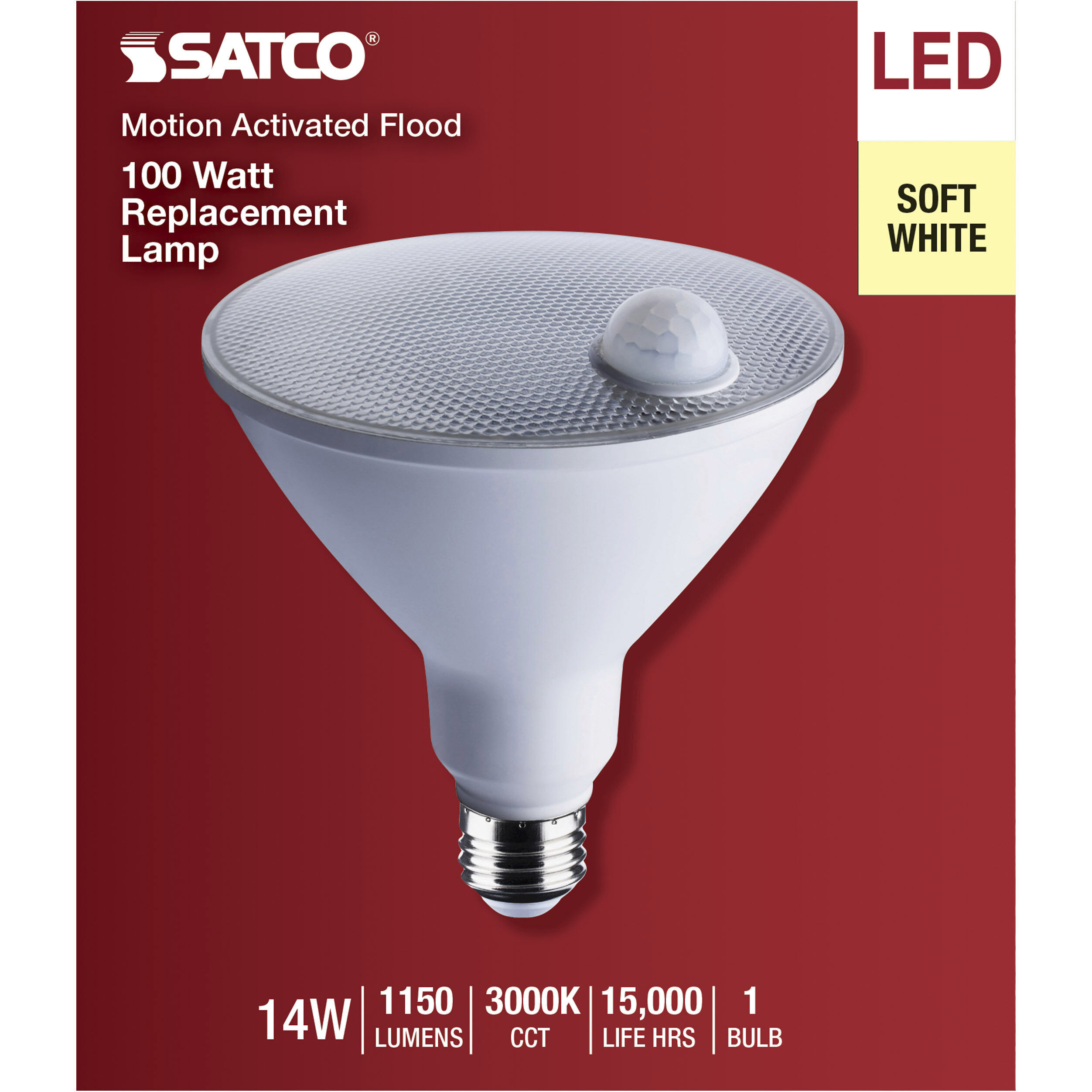 Lumos LED PAR38 Medium 14 watt 120 3000K Light Bulb, LED PAR