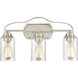 Market Square 3 Light 20 inch Brushed Nickel Vanity Light Wall Light