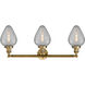 Franklin Restoration Geneseo 3 Light 32 inch Brushed Brass Bath Vanity Light Wall Light, Franklin Restoration