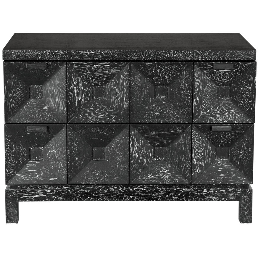 Musashi 40 X 22 inch Black Walnut Console