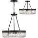 Alister 8 Light 23.25 inch Charcoal Bronze Semi Flush Ceiling Light
