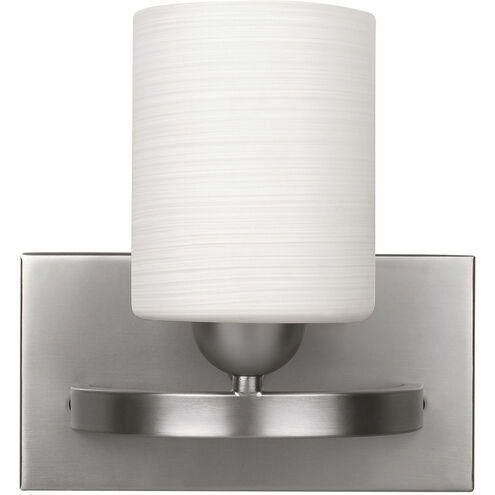 Madison 1 Light 8 inch Brushed Pewter Vanity Light Wall Light
