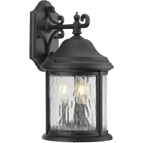 Ashmore 3 Light 17 inch Textured Black Outdoor Wall Lantern