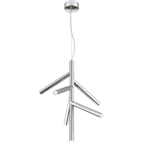 Forest LED 20.25 inch Chrome Pendant Ceiling Light in 6