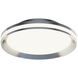Sona LED 12 inch Satin Nickel Flush Mount Ceiling Light