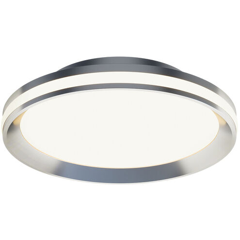 Sona LED 12 inch Satin Nickel Flush Mount Ceiling Light