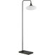 Solfeggio 61.5 inch 7 watt Oil Rubbed Bronze and Opaque White Floor Lamp Portable Light