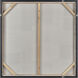 Whiten I White with Gray and Champagne Silver Framed Wall Art