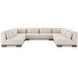 June Beige Modular Sectional, U Shaped