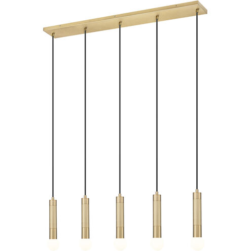 Stari Linear Chandelier Ceiling Light in Modern Gold