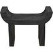 Kazuo 19.5 inch Burnt Black Stool