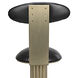 Sedes 43 inch Antique Brass Bar Stool