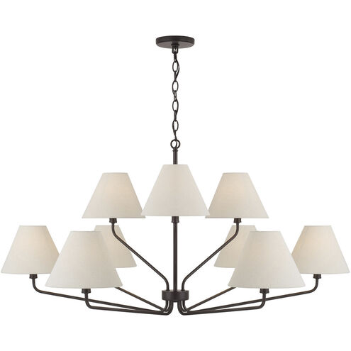 Chadwick 9 Light 45 inch Espresso Chandelier Ceiling Light
