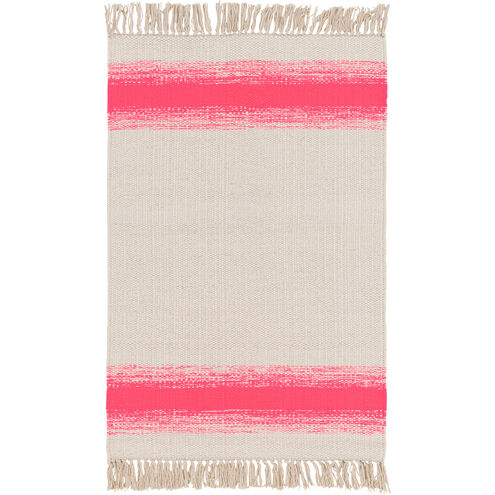 Shine 120 X 96 inch Bright Pink, Khaki Rug