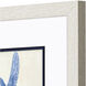 Coastal Watercolor Blue and Neutral Framed Art