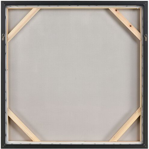 Remembrance Light Blue with Cream and Silver Framed Wall Art