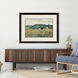 Landscape Charm Green and Blue and Brown Framed Art