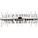 Serena 8 Light 30 inch Chrome Bath Sconce Wall Light
