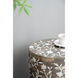 Anita 18 inch Brown/White Stool