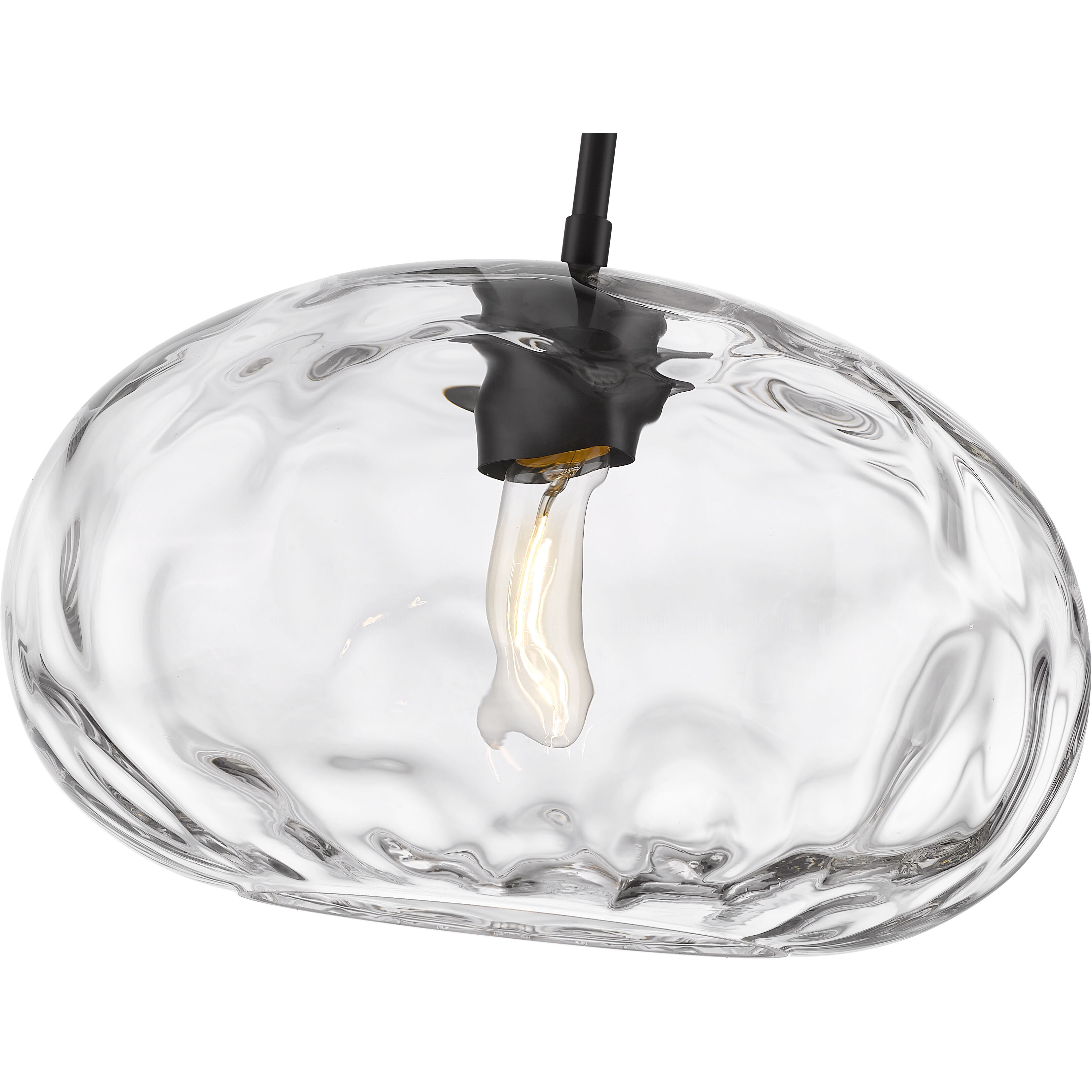 Chloe 1 Light 14 inch Matte Black Pendant Ceiling Light