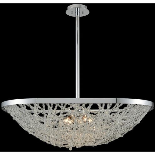 Lana 8 Light 32 inch Chrome Pendant Ceiling Light