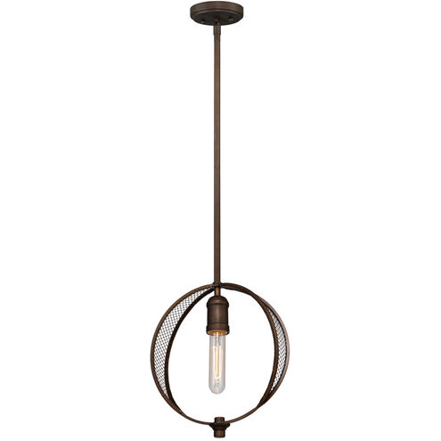 Linden 1 Light 3.09 inch Bronze Down Pendant Ceiling Light