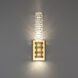 Beyond Kemberly LED 3.9 inch Aged Brass ADA Wall Sconce Wall Light