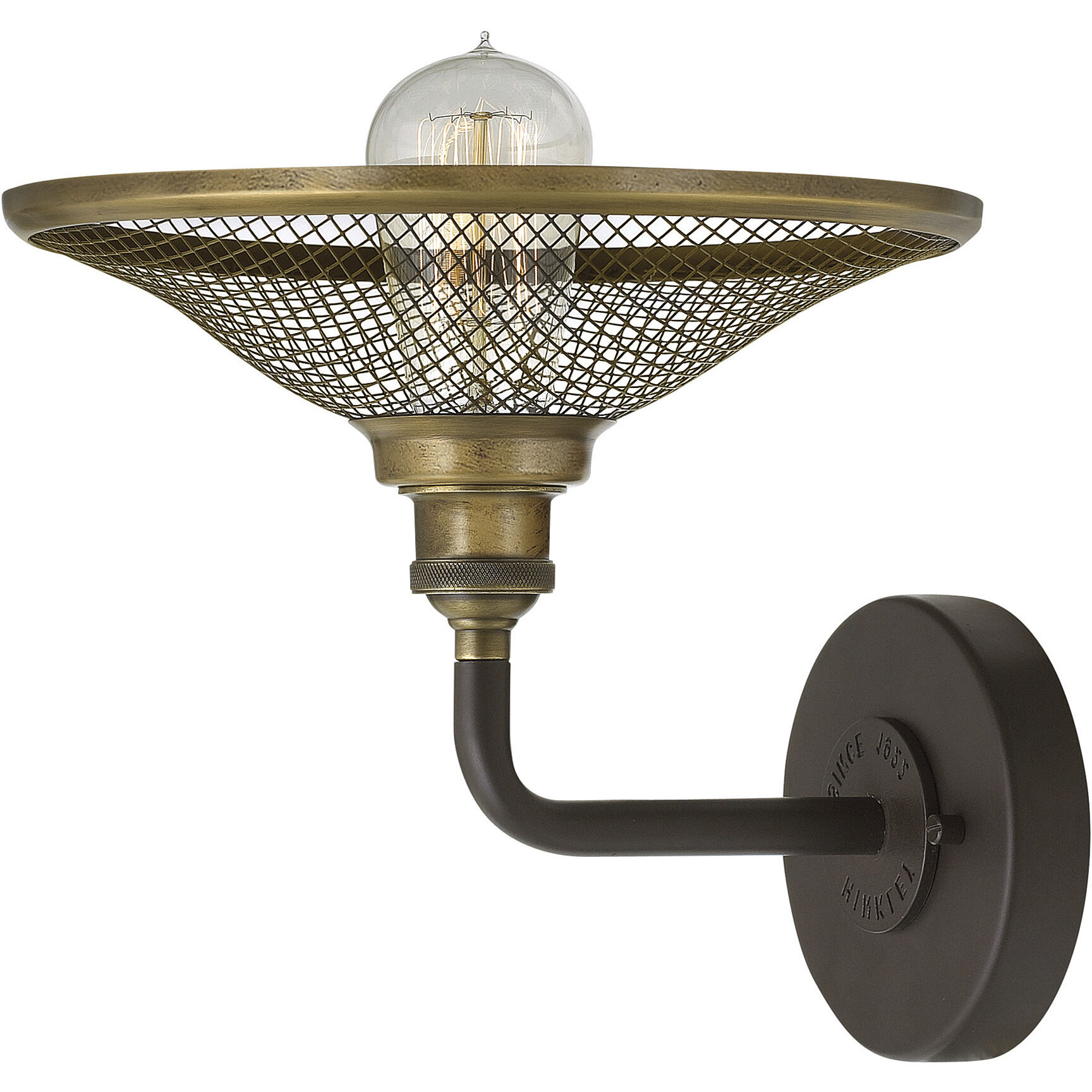 Rigby 1 Light 10 inch Buckeye Bronze with Heritage Brass Indoor Wall Sconce Wall Light