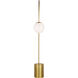 kate spade new york Noemie 75 inch 9 watt Burnished Brass Floor Lamp Portable Light