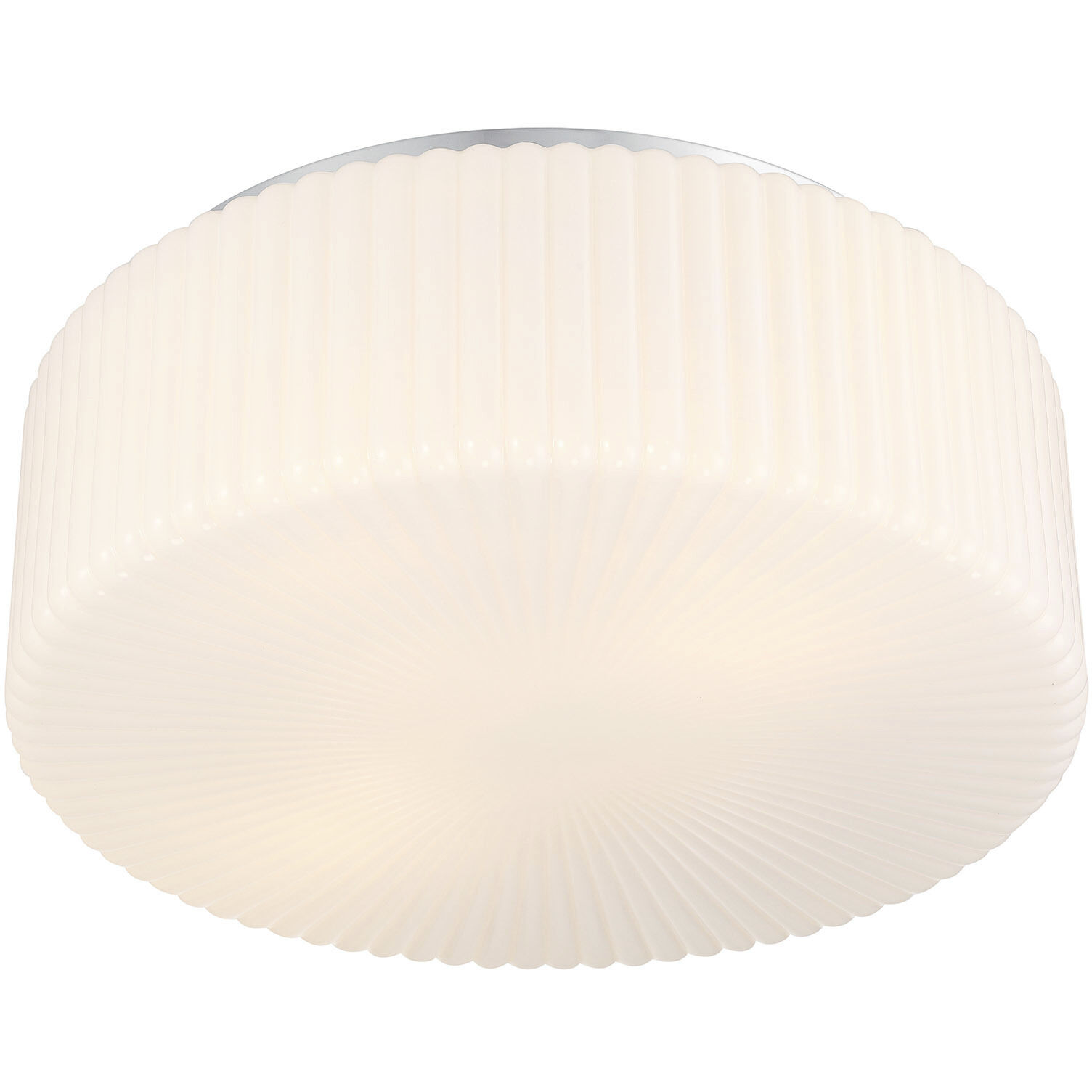 Edgemont 4 Light 20 inch Chrome Flush Mount Ceiling Light