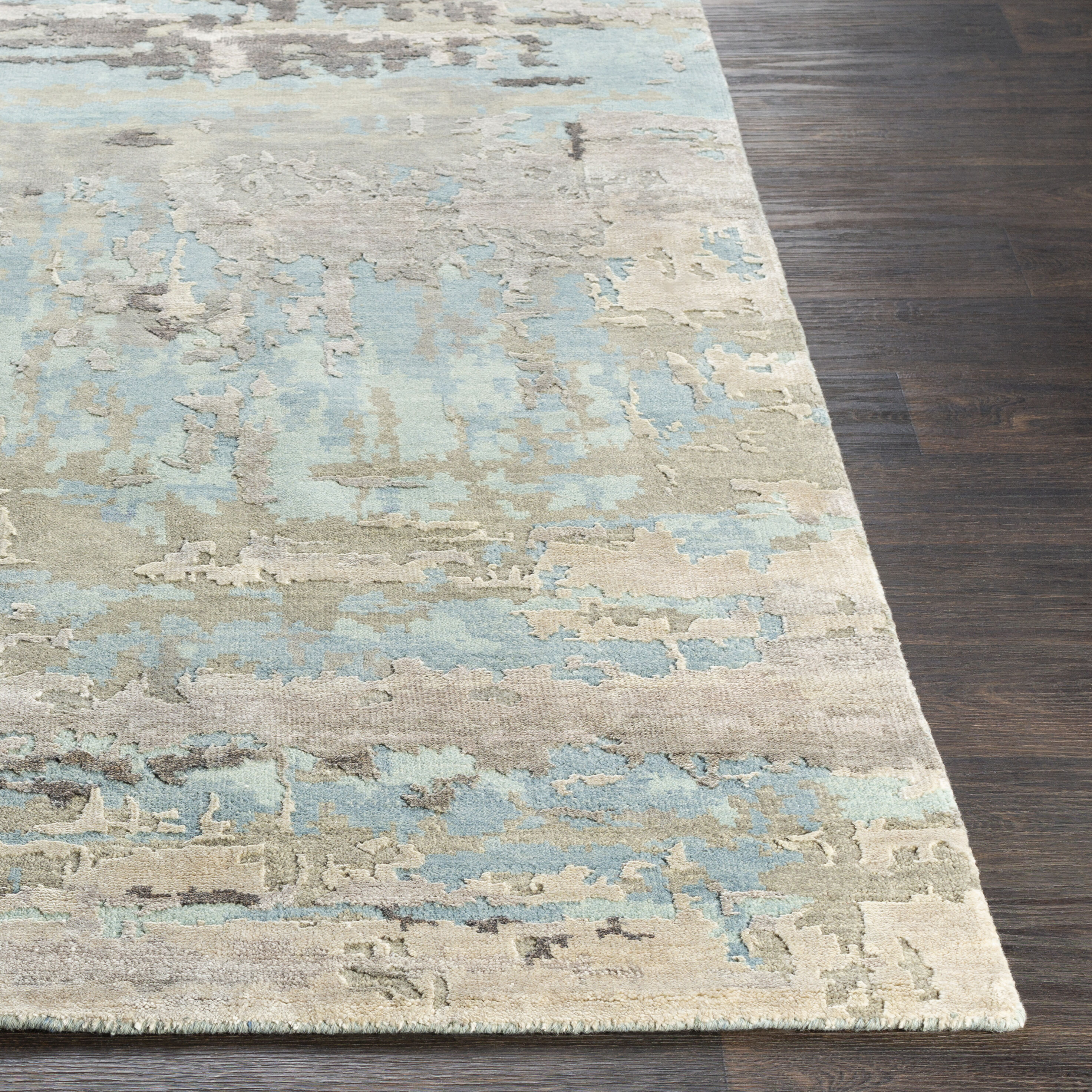 Arte 108 X 72 inch Dusty Sage Rug in 6 X 9, Rectangle