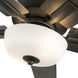 Erikson 52 inch Matte Black Ceiling Fan