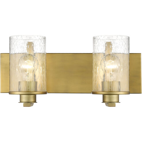 Beckett 2 Light 16 inch Olde Brass Vanity Wall Light