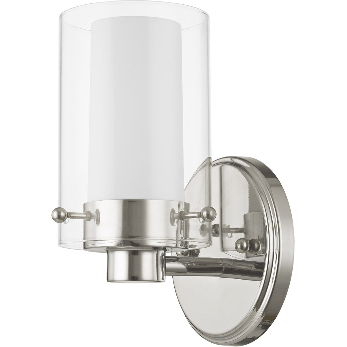 Manhattan 1 Light 5 inch Polished Chrome Bath Vanity Wall Light