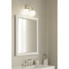 Ortesa 2 Light 15 inch Brushed Nickel Vanity Wall Light
