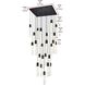 Aurora 25 Light 36 inch Black Chandelier Ceiling Light