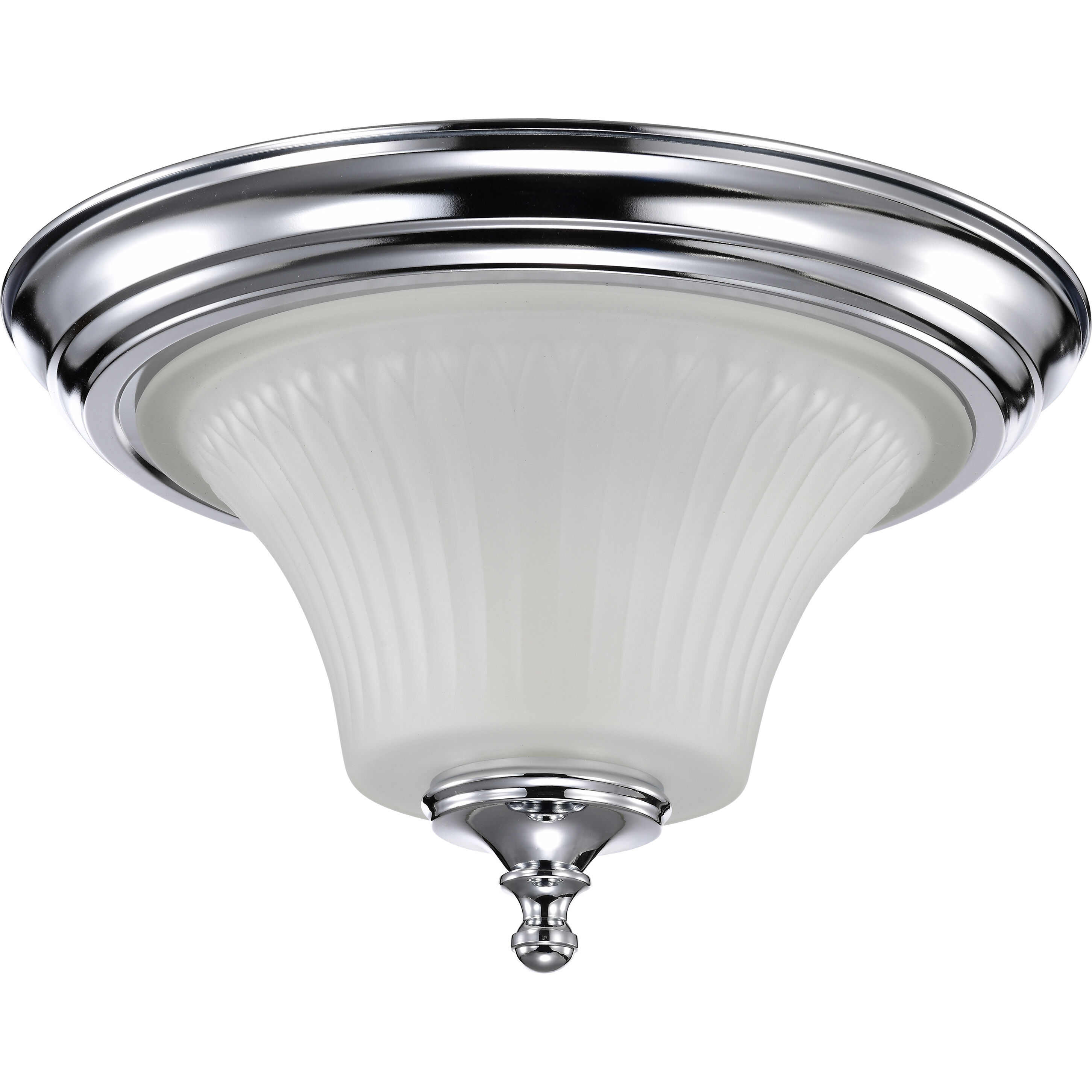 Teller 2 Light 13.25 inch Polished Chrome Flush Mount Ceiling Light