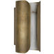 Anne-Marie Barton Armise Sconce Wall Light in Mottled Brass