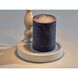 Gabby 13.5 inch 50 watt White Candle Warmer Desk Lamp Portable Light, Simplee Adesso