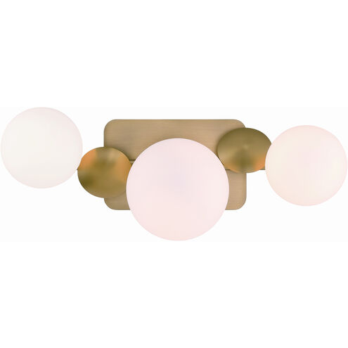 Vine 3 Light 20 inch Gold Vanity Light Wall Light