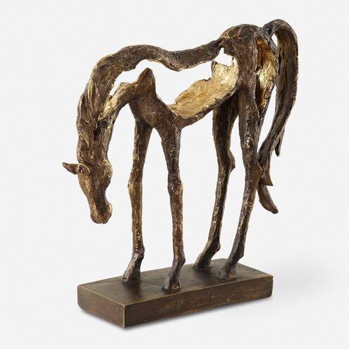 Openly Grazing 13 X 13 inch Sculpture