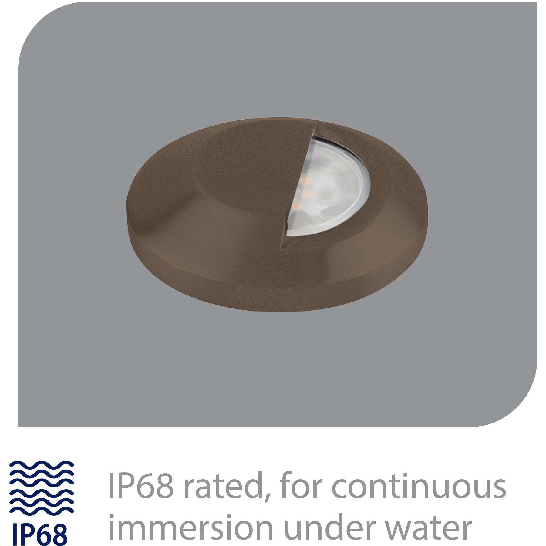 Tyler 12 2.8 watt Stainless Steel Coated in Bronze Path Lighting in 3000K, Bronzed Stainless Steel, WAC Landscape