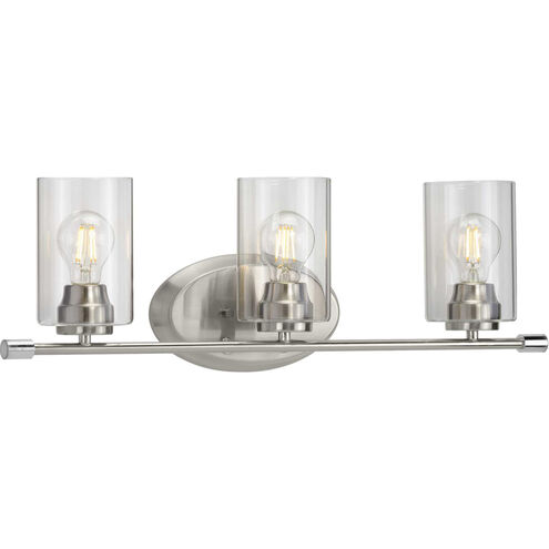 Riley 3 Light 25 inch Brushed Nickel Bath Vanity Wall Light