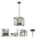 Brooklyn 4 Light 12.5 inch Oil Rubbed Bronze Pendant Ceiling Light